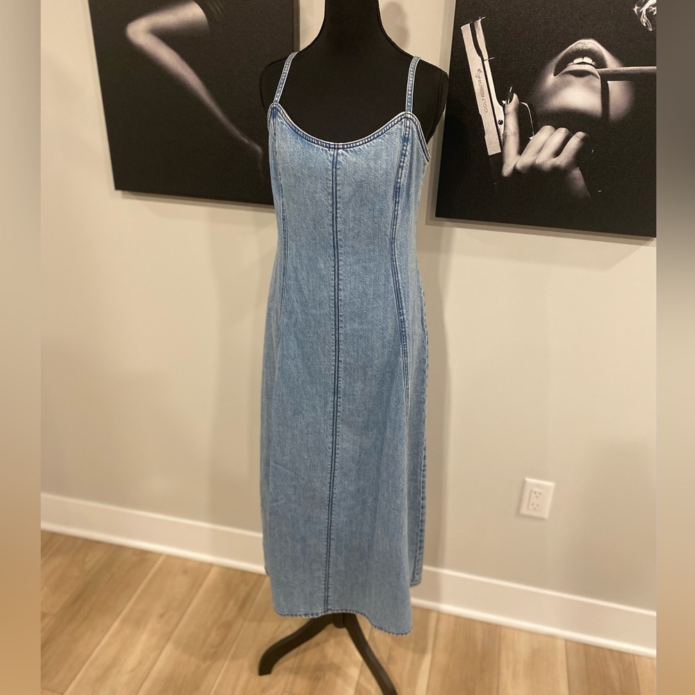 rag & bone Martyna Denim Midi Dress